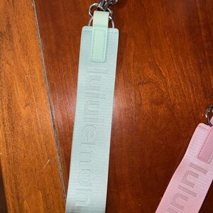 lululemon athletica Mint never lost keychain
